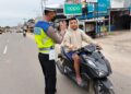 Satlantas Polres Mesuji Sosialisasikan Elektronik Traffic Law Enforcement