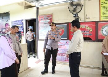 Wujudkan Pelayanan Prima, Kapolres Way Kanan Sidak Ruang Pelayanan Publik