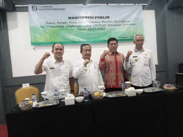 Penyusunan RPPLH, Pemkab Pringsewu Menggelar Konsultasi Publik