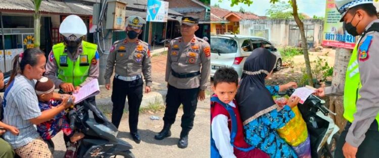 9 Hari Operasi Zebra Krakatau, Polres Tubaba Beri 251 Teguran Tertulis Kepada Pelanggar