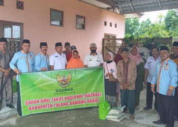Baznas Tubaba Distribusikan Bantuan Lansia