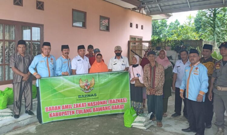 Baznas Tubaba Distribusikan Bantuan Lansia