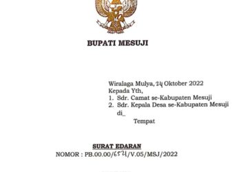 Pemkab Mesuji Keluarkan SE Kewaspadaan Terhadap Bencana Alam Hidrometeorologi