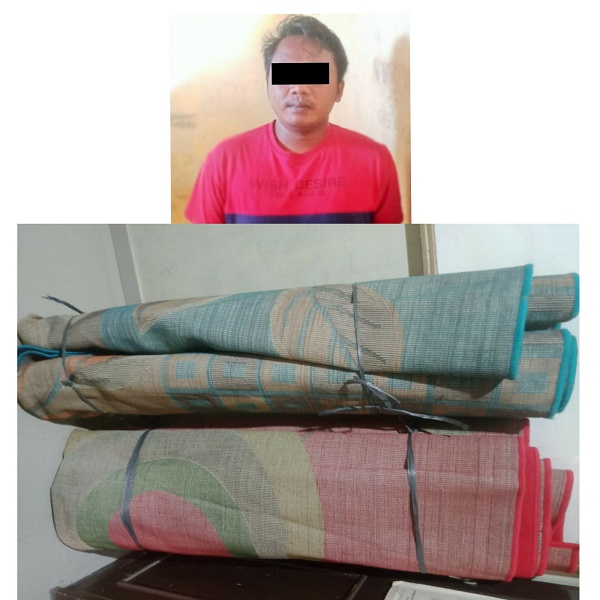 Pelaku Pencurian Karpet diamankan Polsek Baradatu