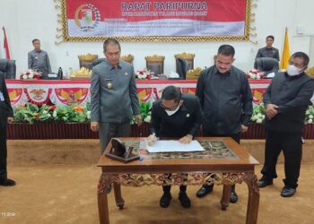 DPRD Tubaba Gelar Paripurna APBD dan Kesepakatan Propemperda 2023