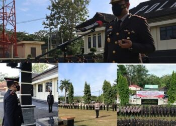 Polres Way Kanan Gelar Upacara Hari Kesaktian Pancasila Tahun 2022
