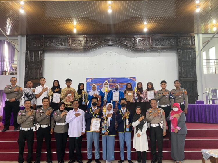 Sukseskan Operasi Zebra Krakatau 2022, Satlantas Polres Pringsewu Gelar Lomba Cerdas Cermat