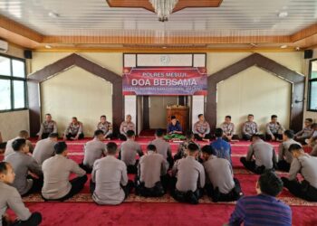 Gandeng PWNU Polres Mesuji Gelar Doa Bersama Untuk Korban Kanjuruhan