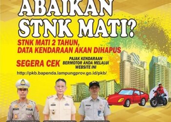 STNK Mati Dua Tahun Kendaraan Jadi Bodong, Samsat Tubaba Imbau Masyarakat