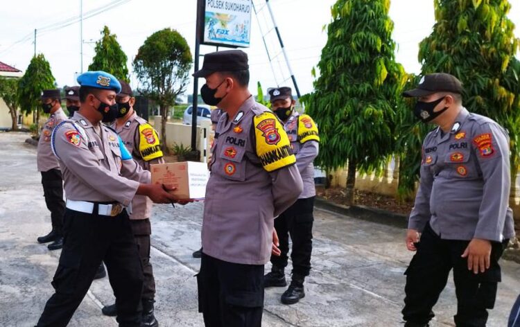 Polres Pringsewu Galang Dana Untuk Korban Gempa Cianjur