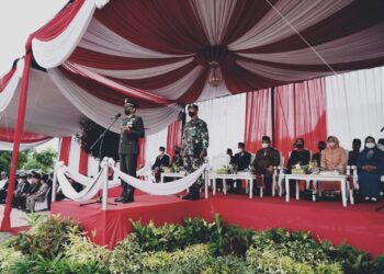 Pemkab Pringsewu Gelar Upacara Hari Pahlawan 2022