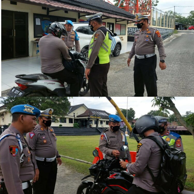 Pastikan Taat Peraturan Berlalulintas, Polisi Razia Personel dan ASN