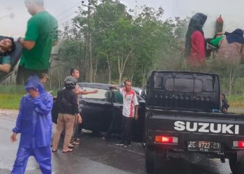 Dua Mobil Terlibat Kecelakaan di Panaragan, Korban Dilarikan ke RSUD