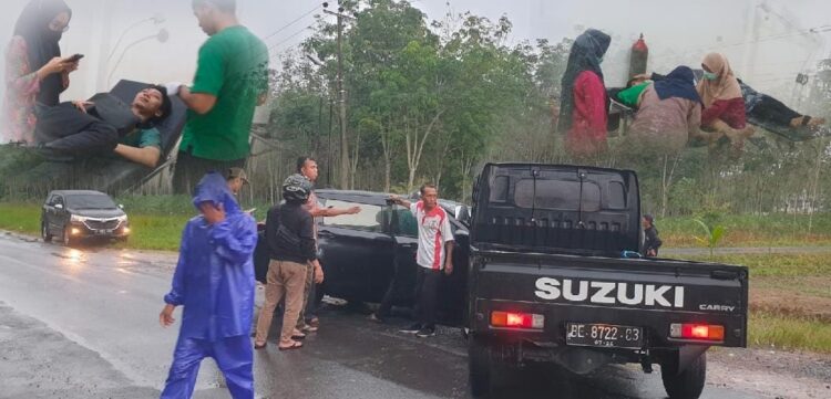 Dua Mobil Terlibat Kecelakaan di Panaragan, Korban Dilarikan ke RSUD