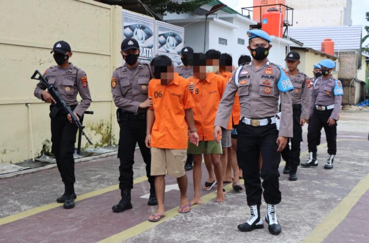 Polisi Grebek Arena Judi Kopro di Pringsewu, 6 Pelaku Diamankan