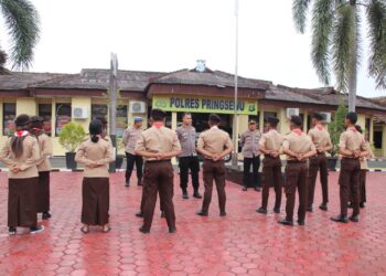 Kapolres Pringsewu Berikan Arahan Calon Peserta Pertikaranas IV Tahun 2002