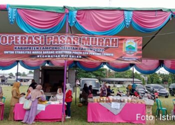 Operasi Pasar Murah di Kecamatan Waysulan, di Serbu Warga