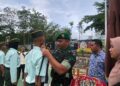 Ini pesan Dandim 0421/LS, usai melantik Taruna dan Taruni SMK N 2 Kalianda