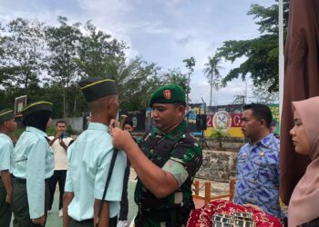 Ini pesan Dandim 0421/LS, usai melantik Taruna dan Taruni  SMK N 2 Kalianda
