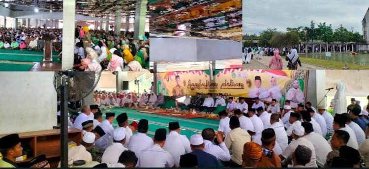 Ribuan Umat Islam Hadiri Pengajian Akbar Bersama Ustadz Wijayanto di Tubaba