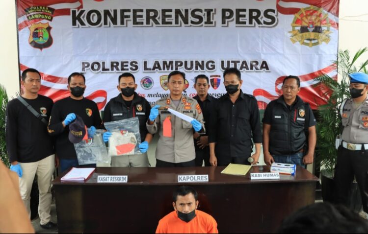 Tekab 308 Presisi Polda Lampung dan Polres Lampura Ringkus Pelaku Pembunuhan Di Lampura