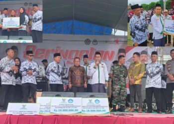 Satu Guru di Tubaba Resmi Terima Umroh Gratis, Dua di Subsidi