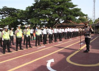 Polres Pringsewu Terjunkan Ratusan Personel Amankan Event Pringsewu Craft