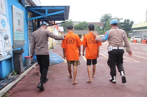 Terlibat Kasus Narkotika Dua Pemuda Pringsewu di Amankan Polisi