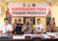 Sepanjang Tahun 2022, Polres Pringsewu Berhasil Amankan 91 Tersangka Penyalahgunaan Narkotika