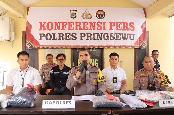 Sepanjang Tahun 2022, Polres Pringsewu Berhasil Amankan 91 Tersangka Penyalahgunaan Narkotika