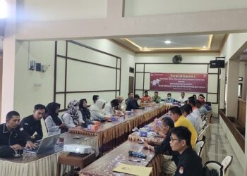 KPU Tubaba Sosialisasikan PKPU Nomor 7 Jelang Pemilu 2024
