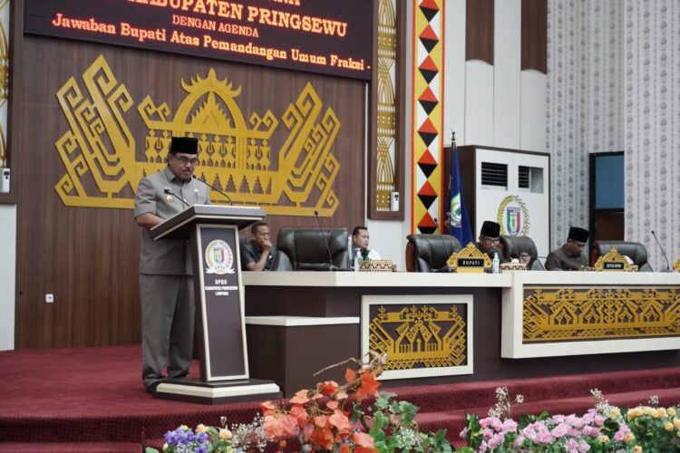 RTRW Pringsewu, Pj. Bupati Jawab Pemandangan Umum Fraksi-fraksi DPRD