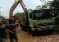 Respon Cepat, Pemkab Mesuji Tangani Akses Penghubung Ke Tubaba Yang Rusak Diterjang Banjir