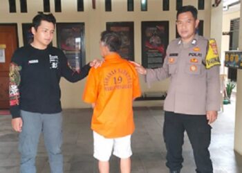 Polres Pringsewu Amankan Tersangka Penipuan Berkedok Gadai Mobil