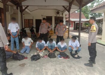 Bolos Sekolah, 6 Pelajar SMA Terjaring Razia Polisi