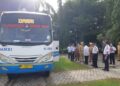 Trayek Panaragan Jaya – Negara Batin, Dua Unit Bus Damri Mulai Beroperasi di Tubaba