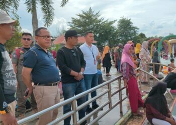 Liburan Tahun Baru, Pj Bupati Sulpakar Pantau Objek Wisata Taman Kehati Mesuji