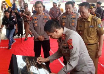 Gedung Mako Polres Pringsewu Diresmikan