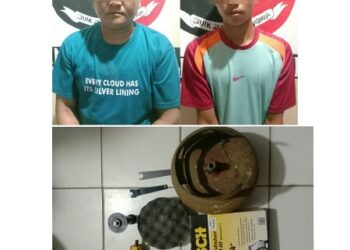 Dua Pelaku Curat di Bengkel Motor Diamankan Polsek Banjit