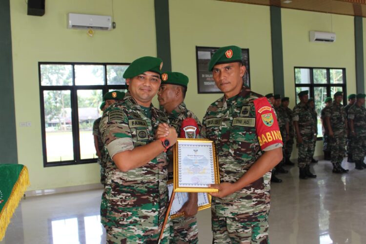 Babinsa Berprestasi, Dandim 0421/Ls Beri penghargaan
