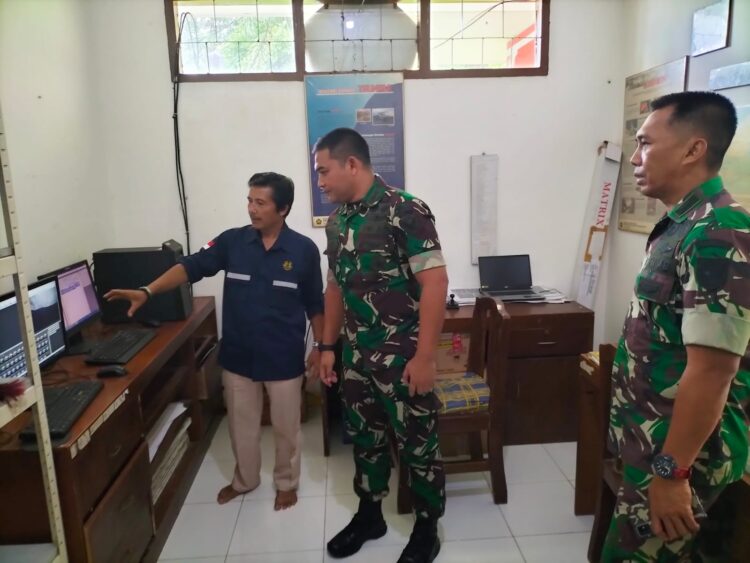 Aktifitas GAK di Level III terus aktif, Dandim 0421/Ls Tinjau Pos Pengamatan.