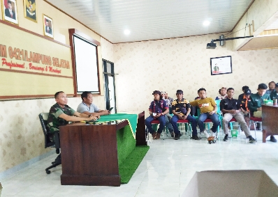 Pasi Intel Kodim 0421 Lamsel, Imbau Danramil untuk jalin kemitraan dengan media