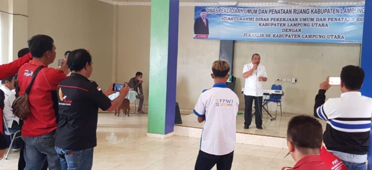 Kadis PU , Ajak Insan Pers, OKP, Ormas, LSM Bersinergi Dukung Pembangunan Kabupaten Lampung Utara