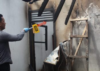 Rumah Kosong Di Gadingrejo Pringsewu Terbakar, Ini Diduga Jadi Penyebabnya!