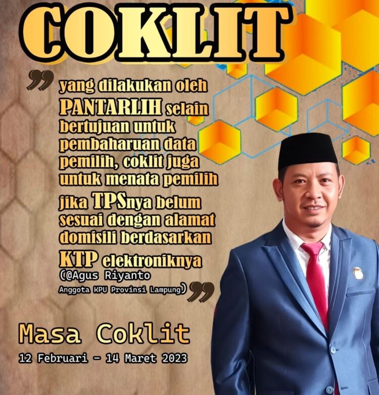 KPU Tubaba Libatkan 842 Pantarlih Lakukan Coklit, ini Jumlah Data Pemilihnya