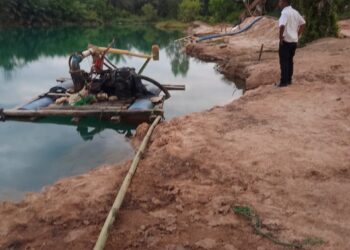 DLH Mesuji Kunjungi Lokasi Tambang Pasir Di RJU Yang Telan Korban Jiwa, Begini Hasilnya