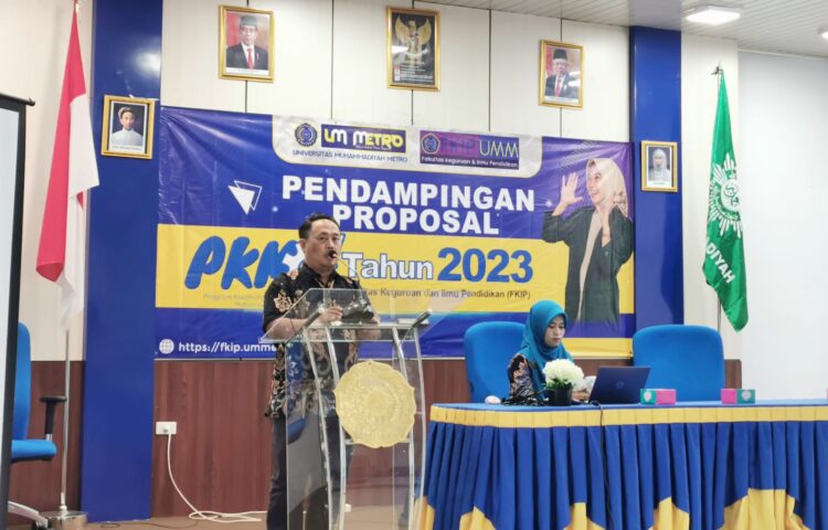 FKIP UM Metro Lakukan Pendampingan Penyusunan Proposal PKM 2023