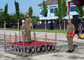 Pimpin Upacara Hari Jadi Provinsi Lampung ke 59, HUT Pol PP Ke 73 dan HUT Ke 61 Linmas Tahun 2023, ini Pesan Sulpakar