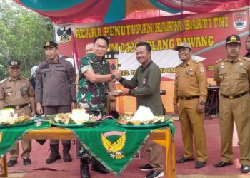 Sukses Karya Bakti TNI Tahun 2023 Di Desa Brabasan, Bangun Jalan Dan Jembatan Penghubung Dua Desa