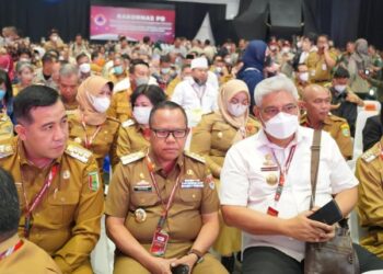 Pj Bupati dan Kapolres Mesuji Hadiri Rakornas PB Tahun 2023 di Jakarta
